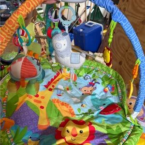 Fisher-Price Colorful Jungle Play Gym for Kids